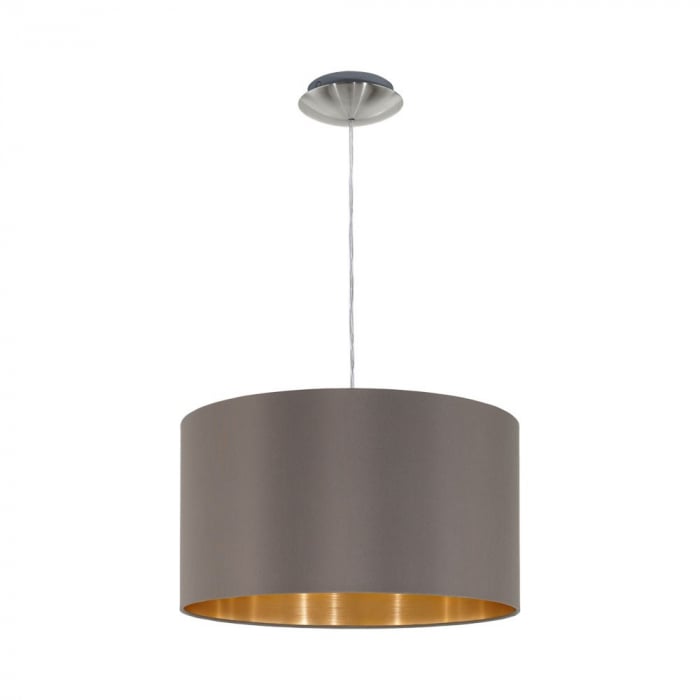 Pendul EGLO MASERLO 31603, E27 1X60W O380mm, Auriu, Cappuccino