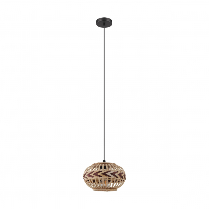 Pendul vintage EGLO DONDARRION 43269, E27 1X40W O260mm, Marsala, Natur