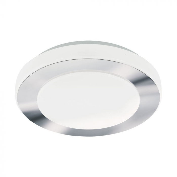 Plafoniera baie EGLO LED CARPI 95282, LED 11W 950lm 3000K IP44 O300mm, Otel, Alb