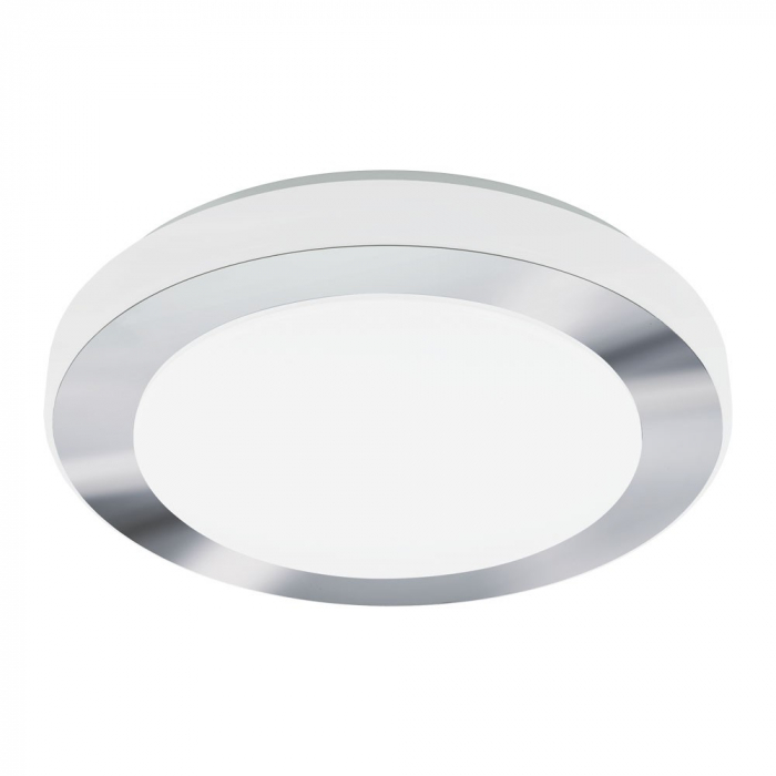 Plafoniera baie EGLO LED CARPI 95283, LED 16W 1500lm 3000K IP44 O385mm, Otel, Alb