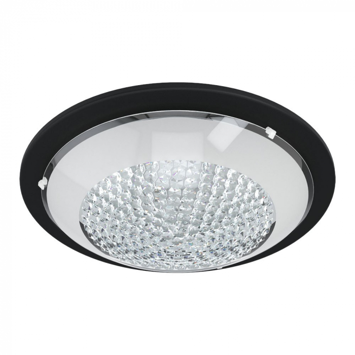 Plafoniera EGLO ACOLLA 1 99357, LED 16W 1500lm 3000K O370mm, Cristal, Transparent, Alb