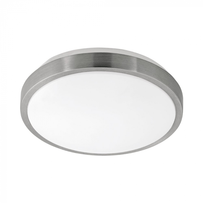 Plafoniera EGLO COMPETA 1 96032, LED 18W 2000lm 3000K O245mm, Otel, Alb, Nichel Mat