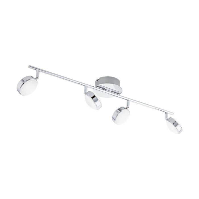 Plafoniera EGLO SALTO 95632, LED 4X5.4W 2560lm 3000K, Otel, Satinat