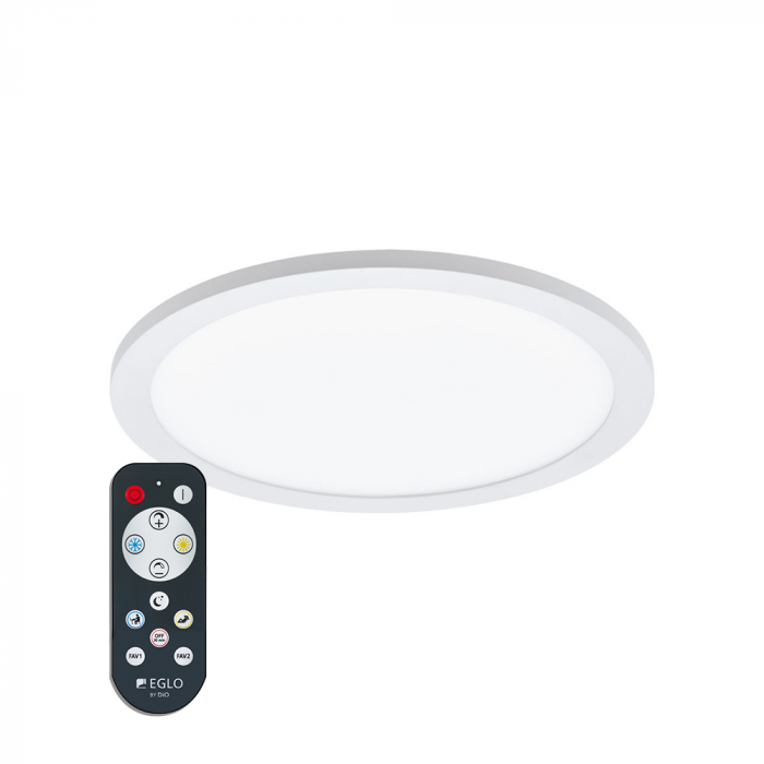 Plafoniera EGLO SARSINA-A 98207, LED 14W 2000lm 2700-6500K O300mm, Aluminiu, Alb