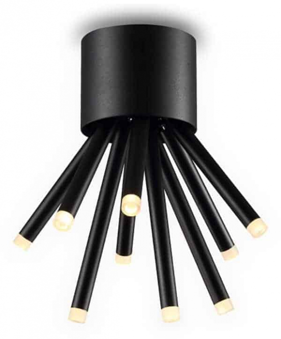 Poza Plafoniera LED Kelektron Bamboo, 9W, negru