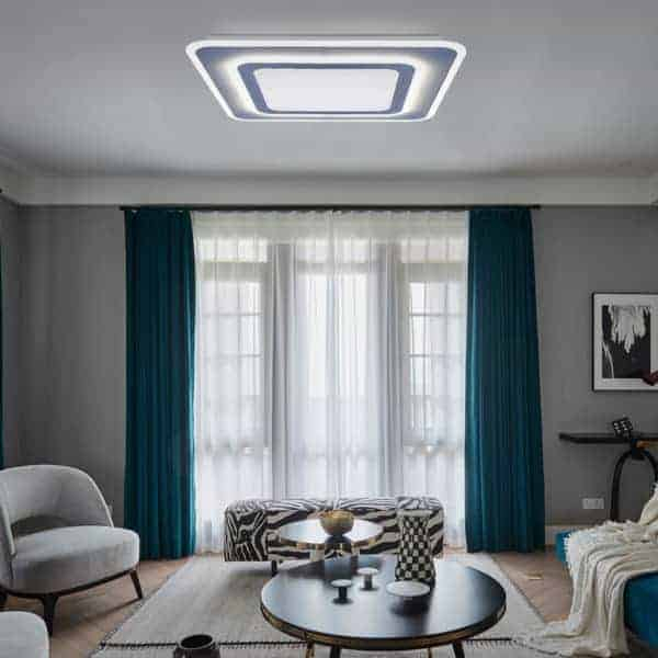 Plafoniera LED Kelektron Court, 138W, alb, dimabil, telecomanda