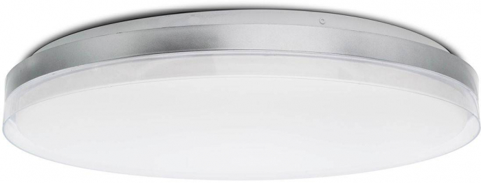 Poza Plafoniera LED Kelektron Pandora, 72W, alb-argintiu, dimabil