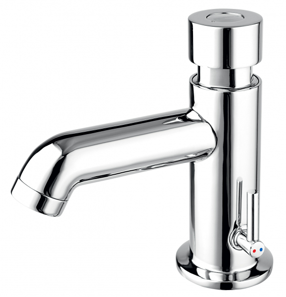 Presstige II robinet lavoar cu temporizare pentru apa rece si apa calda