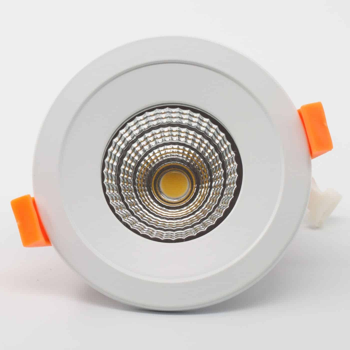 Spot fix LED incastrat Kelektron Essential, 9W, alb, rotund, IP20 homesolutions.ro