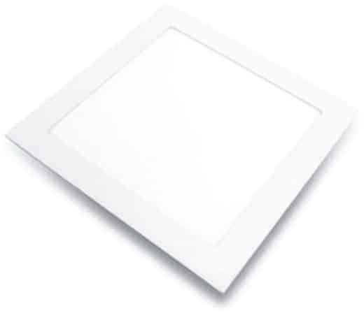 Poza Spot fix LED incastrat Kelektron Minimal, 18W, alb, patrat, IP20