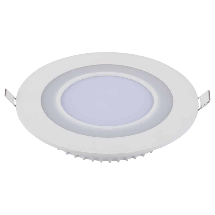 Spot fix LED incastrat Kelektron Minimal Twin, 18W, alb, rotund, IP20