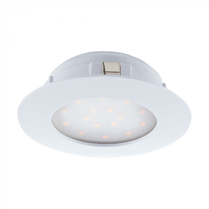 Spot incastrat baie EGLO PINEDA 95887, LED 1X12W 1000lm 3000K IP20;IP44 O102mm