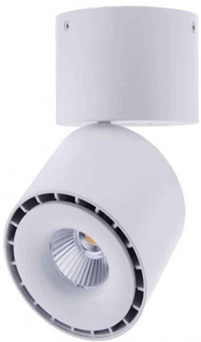 Spot mobil LED aplicat Kelektron Periscope, 25W, alb, rotund, IP20 homesolutions.ro