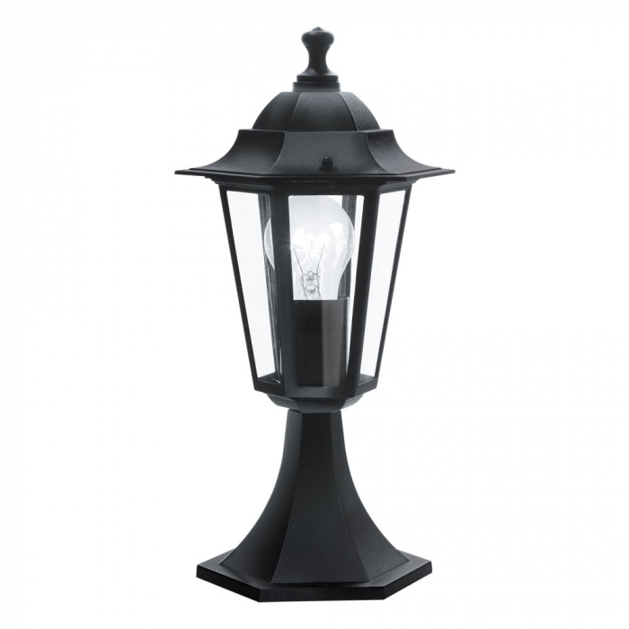 Stalp exterior EGLO LATERNA 4 22472, E27 1X60W IP44 O195mm, Negru