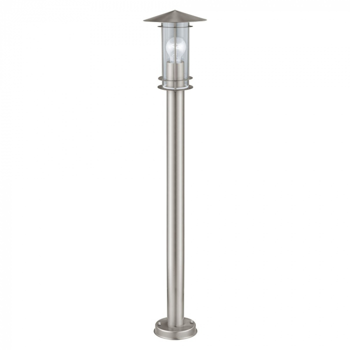 Stalp exterior EGLO LISIO 30188, E27 1X60W IP44 O175mm, Inox