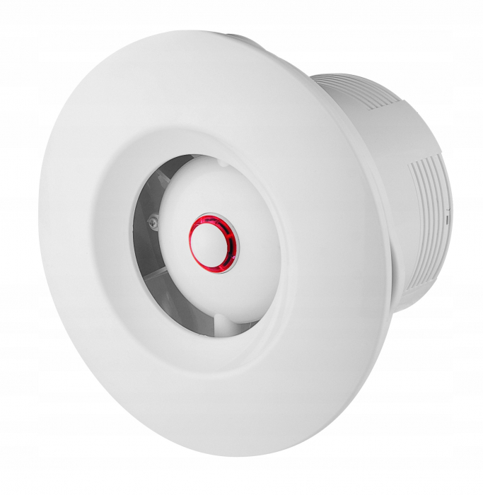 Ventilator baie Awenta ORBIT, 17W 230V, fotocelula, timer, alb O125 Awenta