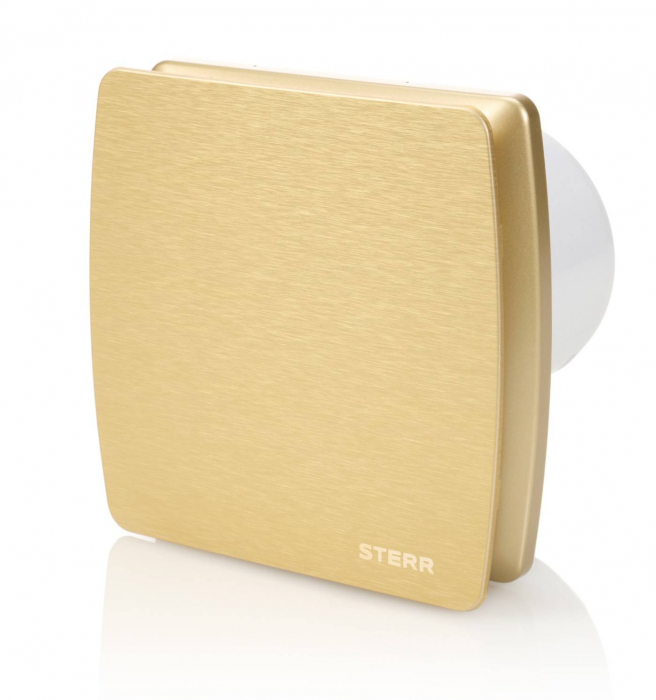 Ventilator baie Sterr, axial, 230 V, culoare aurie, silențios Ø 100 [2]