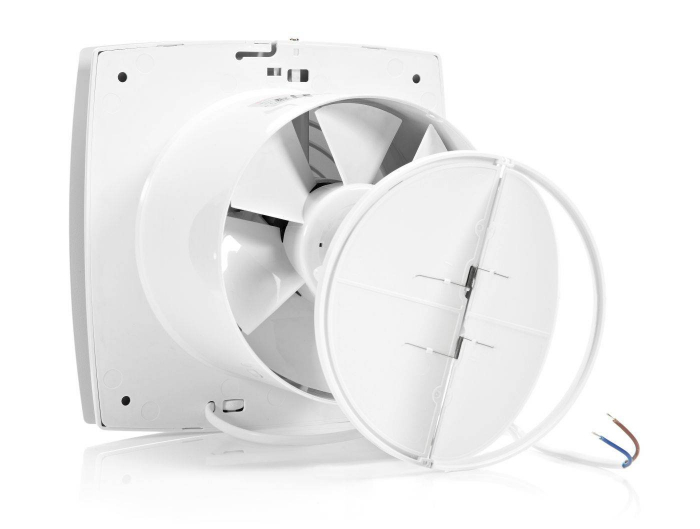 Ventilator baie Sterr, axial, 230 V, silențios, alb Ø 150 [4]