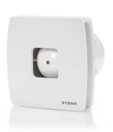 Ventilator baie Sterr, axial, 230 V, silențios, alb, clapeta antiretur, Ø 100  [2]