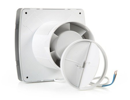 Ventilator baie Sterr, axial, 230 V, silențios, alb, standard, Ø 100 [3]