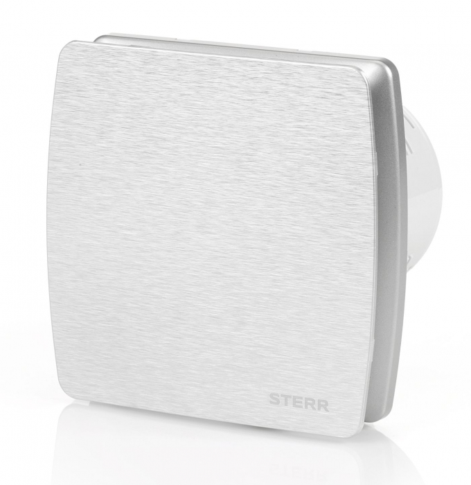 Ventilator baie Sterr, axial, 230 V, silențios, argintiu, standard, Ø 100 [2]