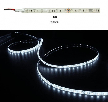 Banda LED - Banda LED 14.4W 24V IP54 5052 lumina Rece
