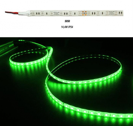 Banda LED - Banda LED 14.4W 24V IP54 5056 lumina Verde