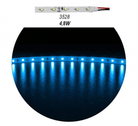 Banda LED - Banda LED 4.8W 12V IP20  3533 lumina Verde
