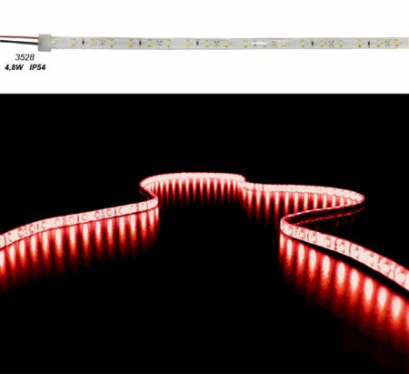 Banda LED - Banda LED 4.8W 12V IP54 3531 lumina Rosie