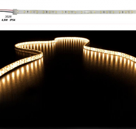 Banda LED - Banda LED 4.8W 12V IP54 3532 lumina Galbena