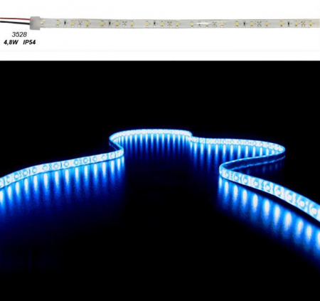 Banda LED - Banda LED 4.8W 12V IP54 3533 lumina Albastra