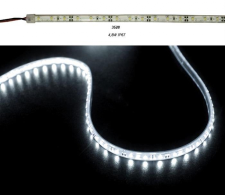 Banda LED - Banda LED 4.8W 12V IP67 3529 lumina Rece