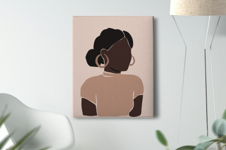 Tablouri Canvas - Tablou Canvas Abstract with Woman