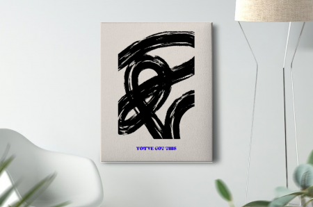 Tablouri Canvas - Tablou Canvas Black Neutral Art