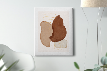 Tablouri Canvas - Tablou Canvas Brown Nature Abstract