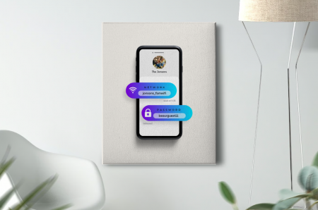 Tablouri Canvas - Tablou Canvas The Jonsons Wifi Zone