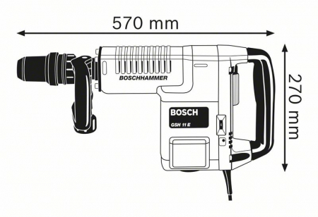 Ciocan demolator Bosch GSH 11 E, 1500W, 16.8J, 1890 batai, SDS Max [1]