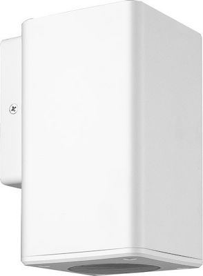 Iluminat exterior - Corp de iluminat aparent patrat din policarbonat GU10- IP54