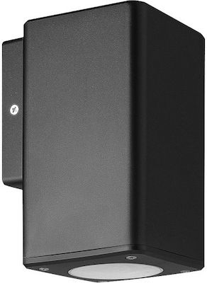 Iluminat exterior - Corp de iluminat aparent patrat din policarbonat GU10- IP54
