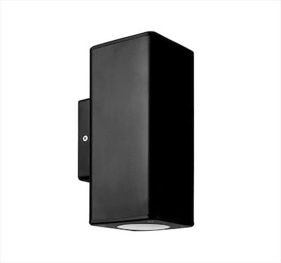 Iluminat exterior - Corp de iluminat aparent patrat din policarbonat GU10- IP54