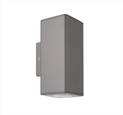 Iluminat exterior - Corp de iluminat aparent patrat din policarbonat GU10- IP54