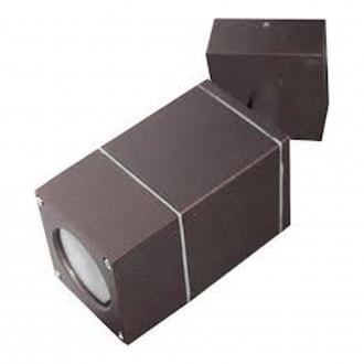 Iluminat exterior - Corp de iluminat patrat aparent din aluminiu GU10-IP54