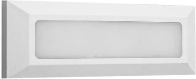 Iluminat exterior - Corp PT dreptunghiular orizontal cu LED 4W IP 65