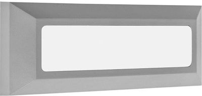Iluminat exterior - Corp PT dreptunghiular orizontal cu LED 4W IP 65