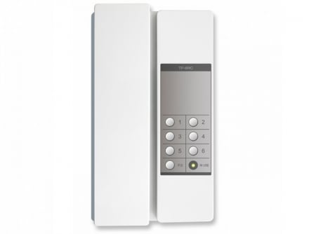 Interfoane - Interfon tip telefon, 6 posturi, comunicatie duplex, 4 fire, 12 V DC