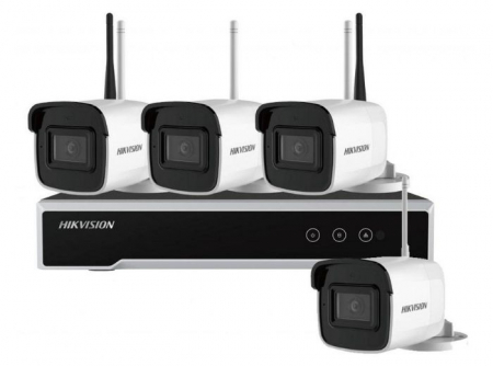Camere Kit-uri - KIT 1NVR 4 canale, camere bullet 4MP 