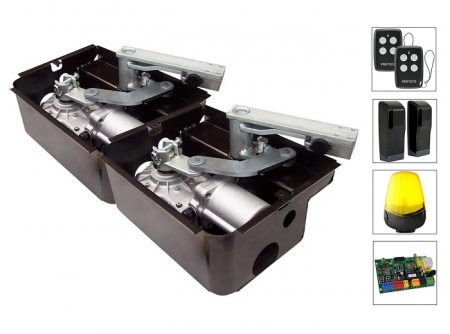 Automatizari - Kit automatizare porti batante 3m, 230V ,receptor incorporat