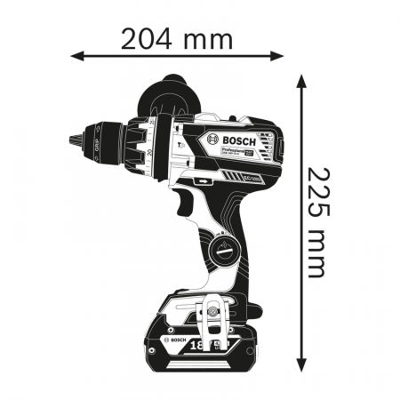 Masina De Gaurit Cu Percutie Fara Acumulator Si Incarcator  Bosch Gsb 18V-110C [2]