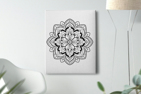 Mandala - Tablou Pictura Canvas Petals dimensiune 50x50cm