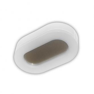 Aplice & Plafoniere - Plafoniera cu LED ovala si oglinda din inox IP65